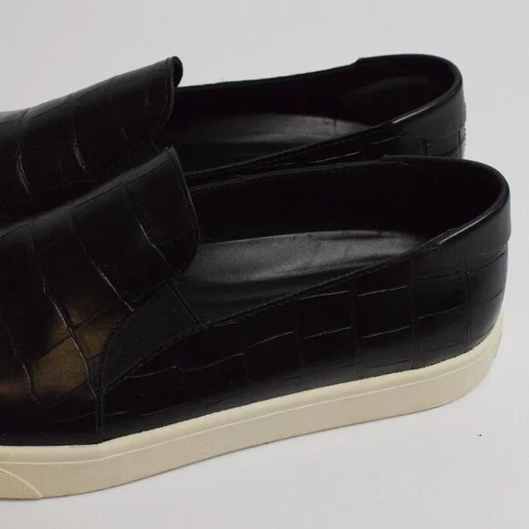 Cole Haan Women's Black Snakeskin Loafers Casual Slip On Leather Sneakers - 8.5 - Picture 6 of 12